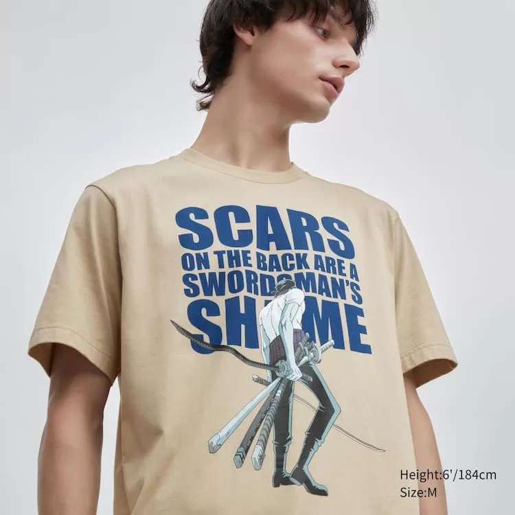 Uniqlo Ut Archive One Piece Printed T-shirt Men Beige Uniqlo Ut Archive One Piece Printed T-shirt Men Beige