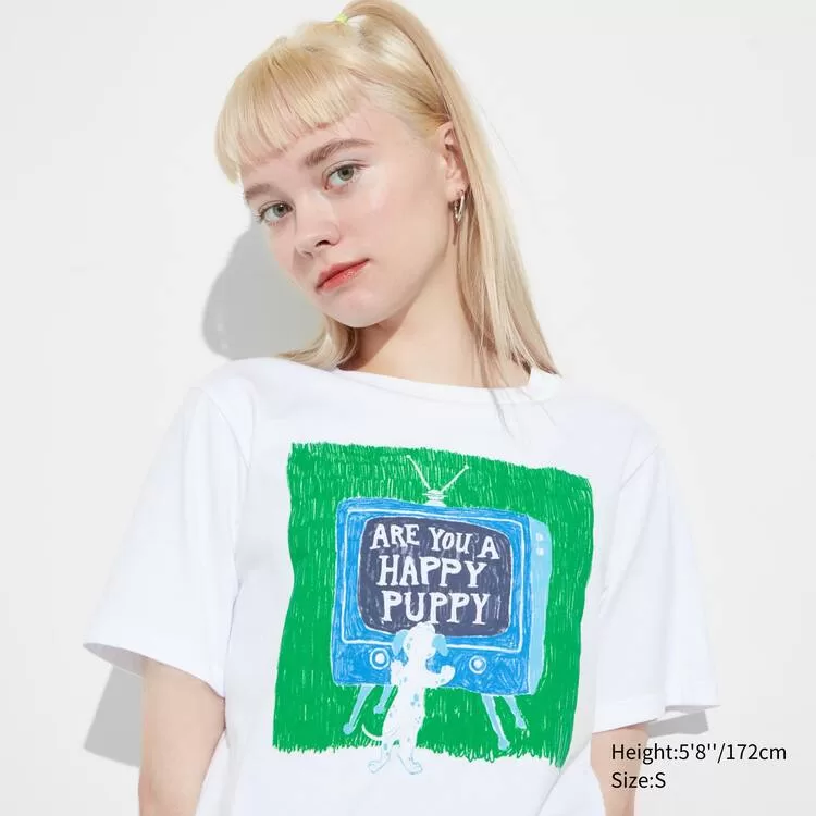 Uniqlo Utgp2023 Mfa Printed Women’s White T-shirt Uniqlo Utgp2023 Mfa Printed Women’s White T-shirt