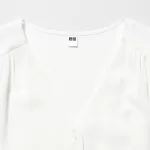 Uniqlo Viscose Lawn Short Sleeved Women’s Blouses White