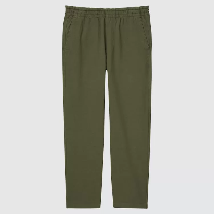 Uniqlo Washed Jersey Ankle Length Men’s Homewear Dark Green Uniqlo Washed Jersey Ankle Length Men’s Homewear Dark Green