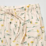 Uniqlo Women’s 3/4 Cotton Relaxed Home Clothes Beige